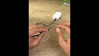 COMO HACER UNA ANTENA CON 1 CARGADOR DE CELULAR @Masnatural-YouTube