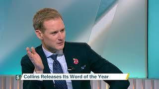Collins dictionary reveal the word of the year | 5 News