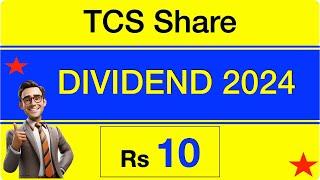 TCS Dividend 2024 | TCS Share Latest News