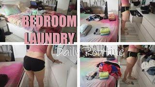 Bedroom & Laundry Daily Routine | Clean With Me |