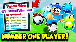 Becoming The NUMBER ONE FASTEST PLAYER In Race Clicker!!