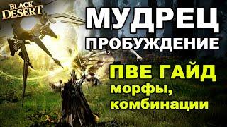 МУДРЕЦ Пробуждение. ПВЕ гайд: билд, морфы, комбинации в BDO - Black Desert (MMORPG)