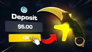 I turned $5.00 into a KARAMBIT LORE!