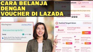 CARA BELANJA DENGAN VOUCHER DI LAZADA