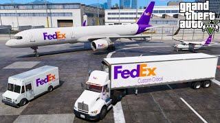 FedEx Transporting COVID-19 Vaccine To Hospitals in GTA 5