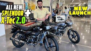 NEW LAUNCH  | All New 2024 Hero Splendor Xtec 2.0 With New Updates | Splendor Top Model 2024