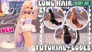 **POPULAR LONG HAIR TUTORIAL + CODES** FOR BERRY AVENUE & BLOXBURG 