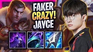 FAKER CRAZY GAME WITH JAYCE! - T1 Faker Plays Jayce TOP vs Tryndamere! | Season 2024