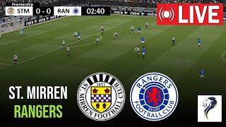  LIVE : St. Mirren vs Rangers | Premiership 2024/25 | Full Match Streaming