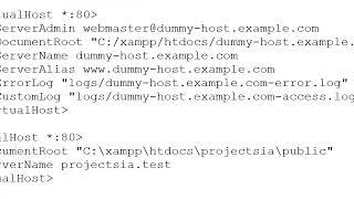 Laravel Lectures - Setting up a Virtual Host