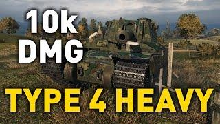 World of Tanks || Type 4 Heavy - 10,000 Damage...