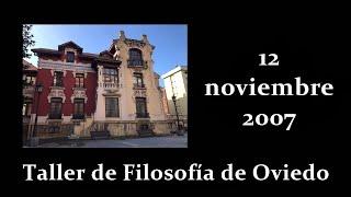 Gustavo Bueno - Esbozo programático de lo que hay que hacer - 12 noviembre 2007