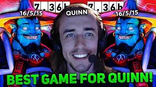 BEST GAME FOR QUINN!!! | QUINN plays STORM SPIRIT on HIGH MMR!!!