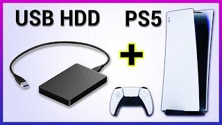 How To Setup External USB Hard Drive On PS5