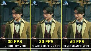Hogwarts Legacy | PS5 | RT Quality (30 FPS) vs Quality (30FPS) vs Performance (60 FPS) | Graphics