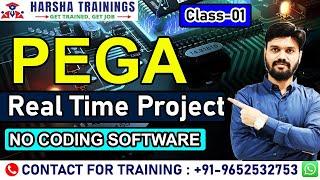 PEGA Class 01 | Real Time Project | New Batch | No Coding Software | For Training +91-9652532753