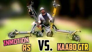 Comparing Two HYPER Scooters! Kaabo GTR vs InMotion RS