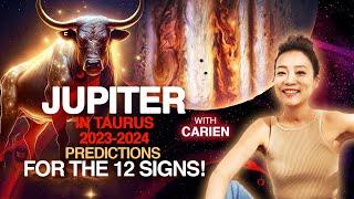 Jupiter in TAURUS 2023/2024. Where Will Your Fortune & Blessings Be? All 12 Signs! Time Stamped