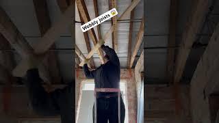 #DIY fixing wobbly ceiling joists