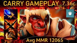  New Patch 7.36c Troll Warlord |KDA - 23 KP - 73%| Carry Gameplay - Dota 2 Top MMR