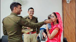 Dsp santosh patel marriage Anniversary में पार्टी के पैसों की कॉपी कलम किताब डोनेट किए