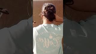 Simple bun hairstyle #2min #hairstyle #hair #easyhairstyle #longhair #hairstyletutorial #simple