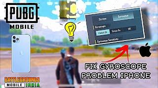 BGMI GYROSCOPE PROBLEM FIX  | iPhone GYROSCOPE PROBLEM FIX | PUBG IPHONE GYROSCOPE NOT WORKING
