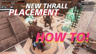 How To Place Thralls like this in NEW Conan Exiles Age of Heroes Update