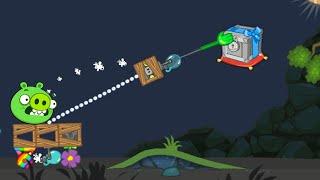 Bad Piggies - FLY A KITE TO CATCH LOOT CRATE WITH LONG ROPE 99999+ SCRAPS!