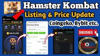  Hamster Listing Update/ Hamster withdrawal/ Hamster News Today/ Hamster Price/ Hamster Token Sell