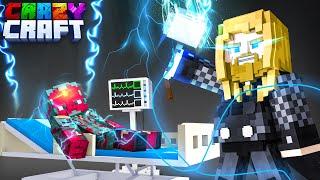 THOR'UN ÇEKİCİ İLE VISION'I CANLANDIRDIM! - CRAZYCRAFT #8