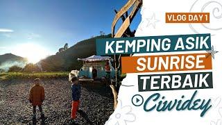 Camping di Djamuju Coffee Camp | Asik dan dapet sunrise terbaik bareng bayi umur 1 bulan di Ciwidey