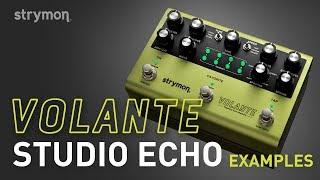 Strymon Volante - Studio Echo Examples - Demo