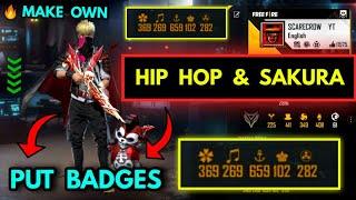 How to add Season 1 and Season 2 elite pass badges in free fire profile | Hip hop elite pass