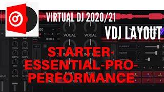 Virtual Dj 2020/2021: Tutorial Layout