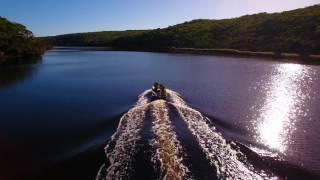 Aerial video of Edge Of The World and the Arthur River Tasmania.