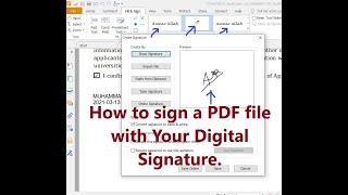 How to sign a pdf file with your digital signature. Foxit Reader and Adobe Reader.