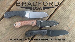 Bradford Knives Guardian3 Sheepsfoot