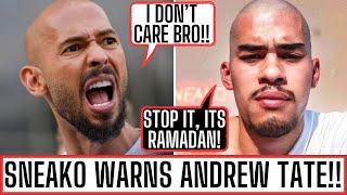 SN£AKO CALLS OUT LIES OF ANDR£W T4TE - MUSLIM REACTS