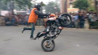 must watch  bike stunts by college students