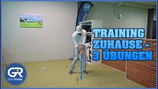 GOLF TRAINING - 3 DRILLS FÜR ZUHAUSE