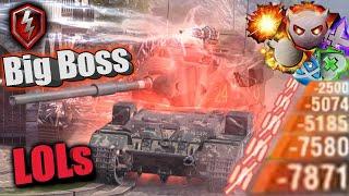 Big Boss Full Ammoracks LOLS Funny Moments World OF Tanks Blitz