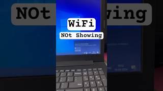 WiFi Not Showing Up on Windows 10 #laptoprepair