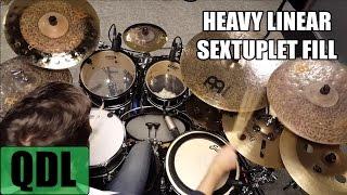 Heavy Linear Sextuplet Fill - QUICK DRUM LESSON