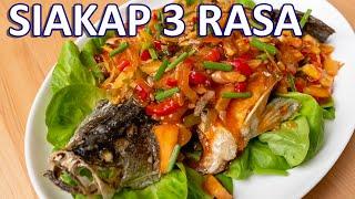 Ikan Siakap 3 Rasa Sedap Macam Restoran Thai