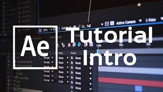 After Effects Tutorial | Tutorial Intro