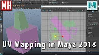 UV MAPPING your 3D MODEL in Autodesk Maya 2018