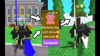 Buying Demonic Imp (Max Rank) Saber Simulator