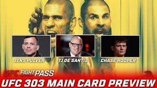 TJ, Chase, B-Mac, Jens Pulver, Jason Anik and Pearl preview the #UFC303 Main Card!