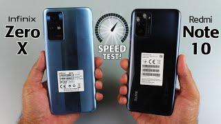 infinix Zero X Neo vs Redmi Note 10 Speed Test!